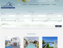Tablet Screenshot of patenerife.com